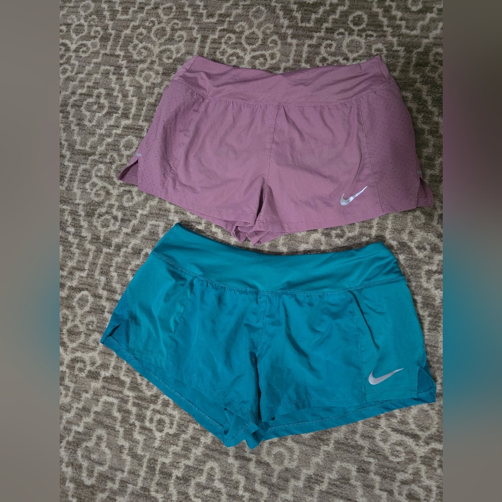 2 pairs Nike Medium running shorts